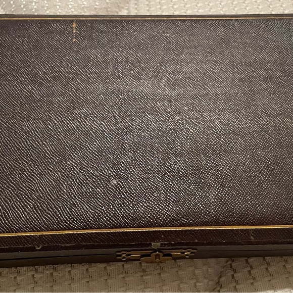 Antique Set of 12 Silver Plated Spoons & 1 Pair Tongs & original box c. 1880s - Picture 5 of 6